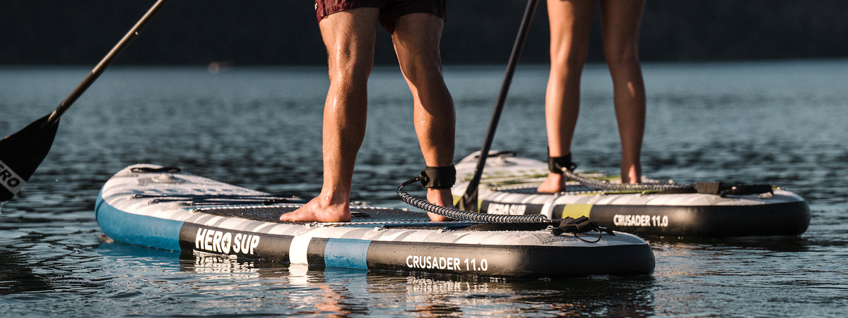 Hero SUP inflatable SUP paddle boarding muscles