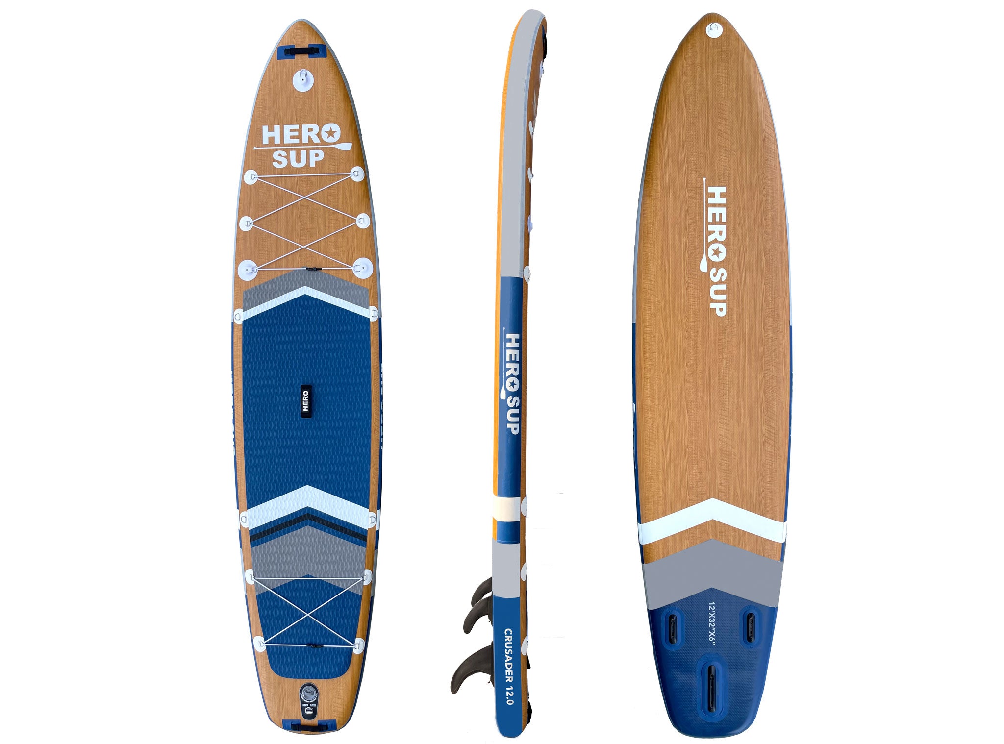 Hero SUP All-Around 11' Crusader Inflatable Paddle Board