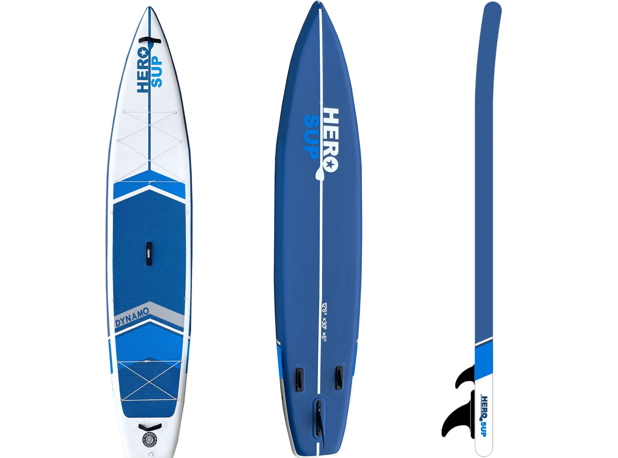 Hero SUP 12'6" Dynamo Touring Inflatable Stand-Up Paddle Board